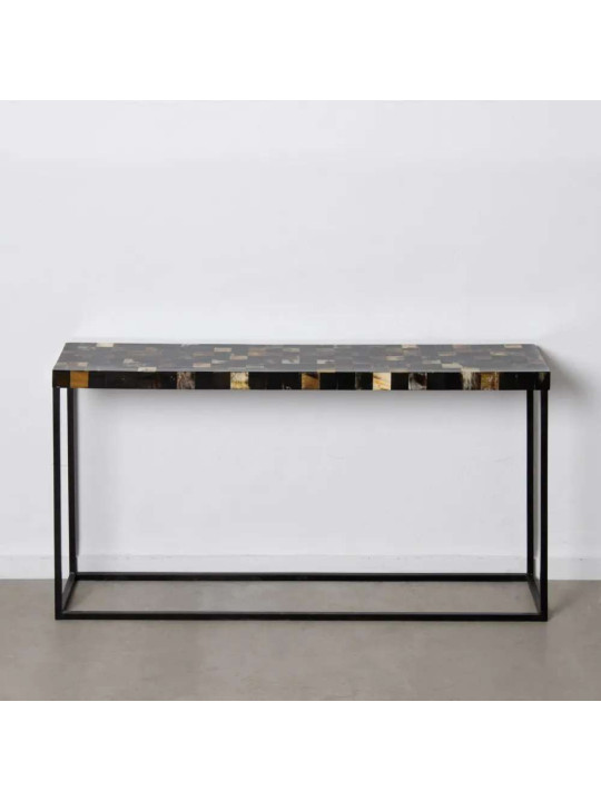 Console Corne noir et doré Console Corne noir et doré