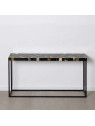 Console Corne noir et doré Console Corne noir et doré