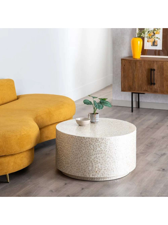 Table basse Beige Nacre