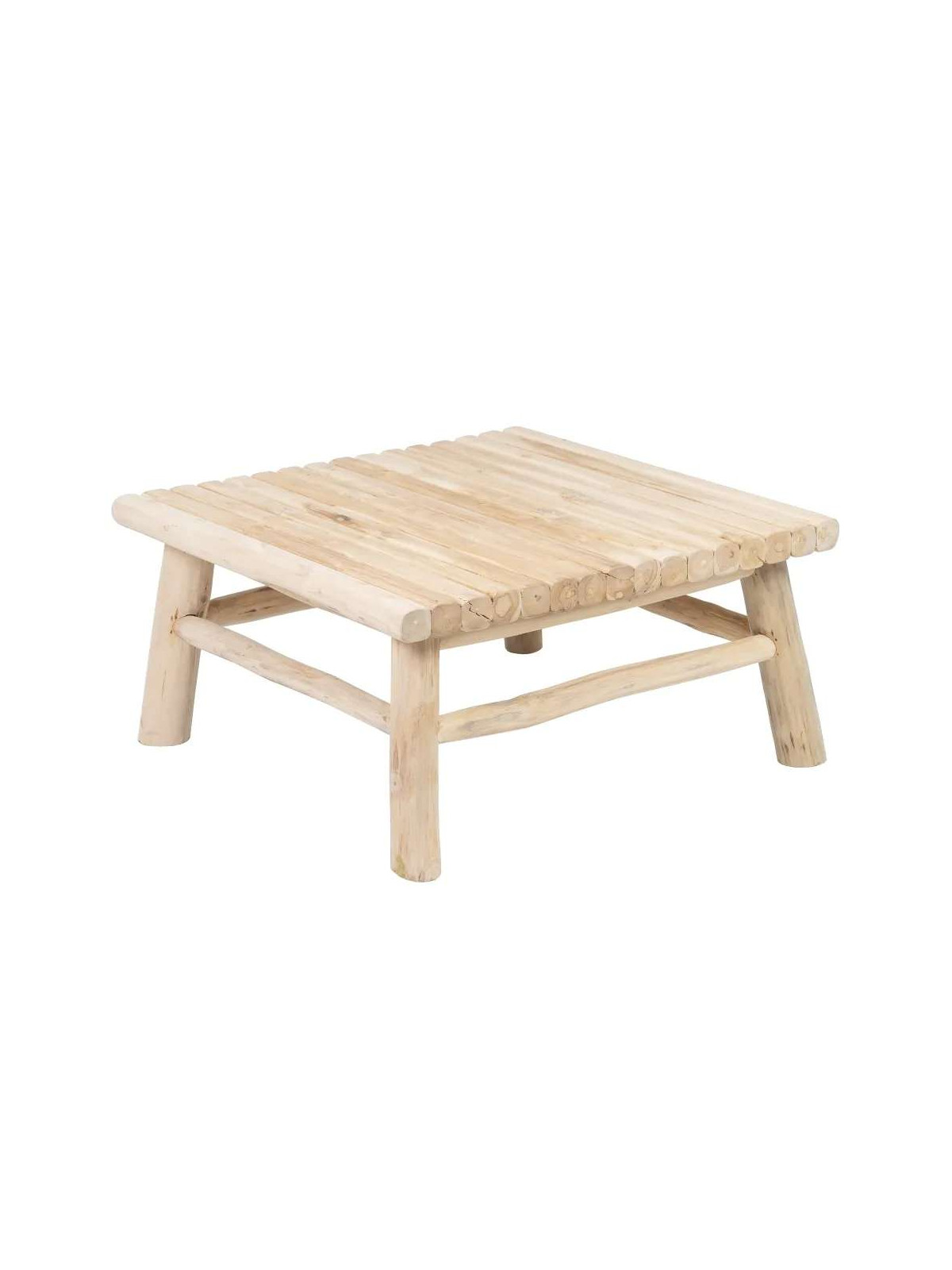 Table basse carré en bois de teck