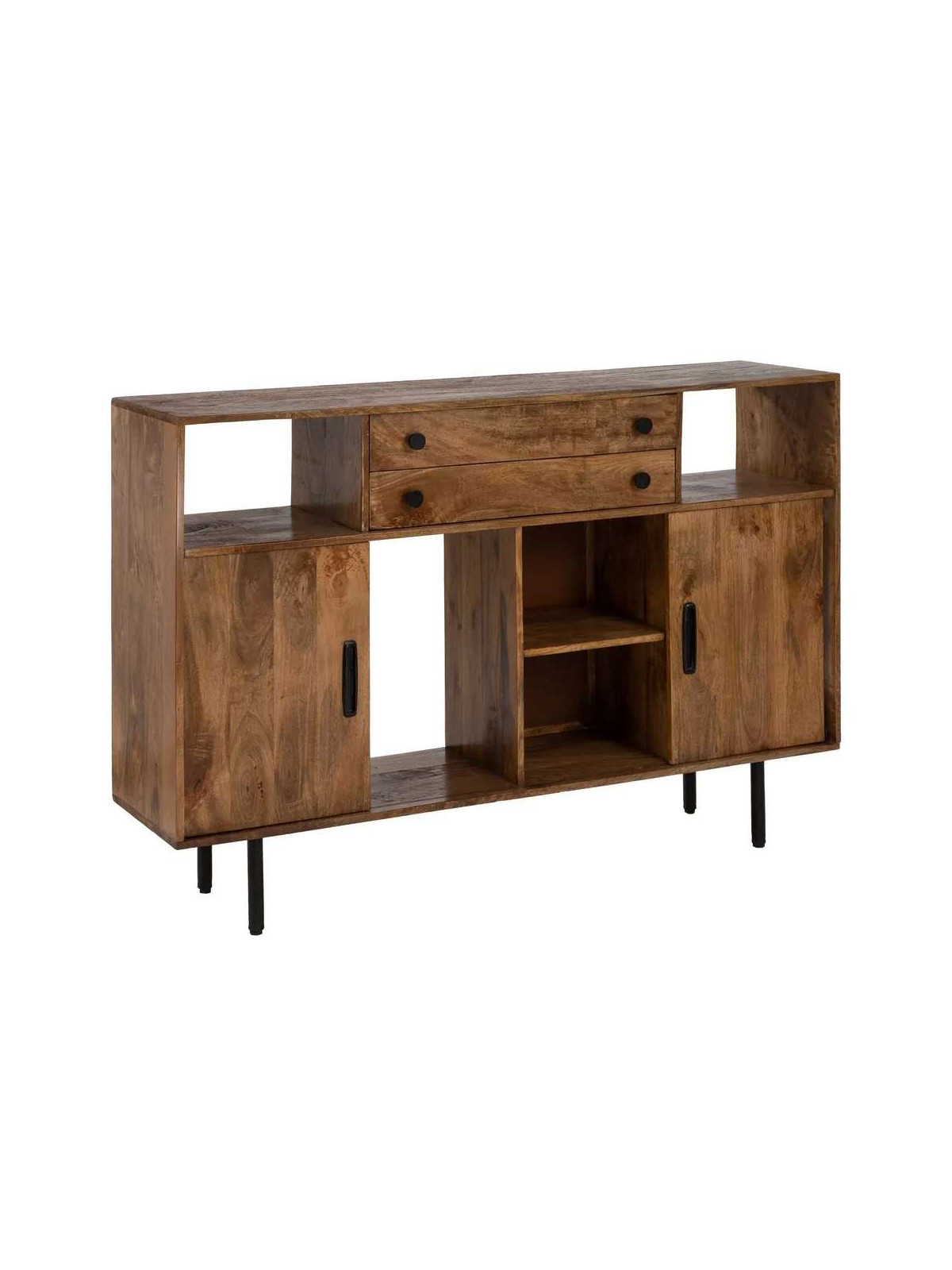 Buffet rectangulaire en bois de manguier