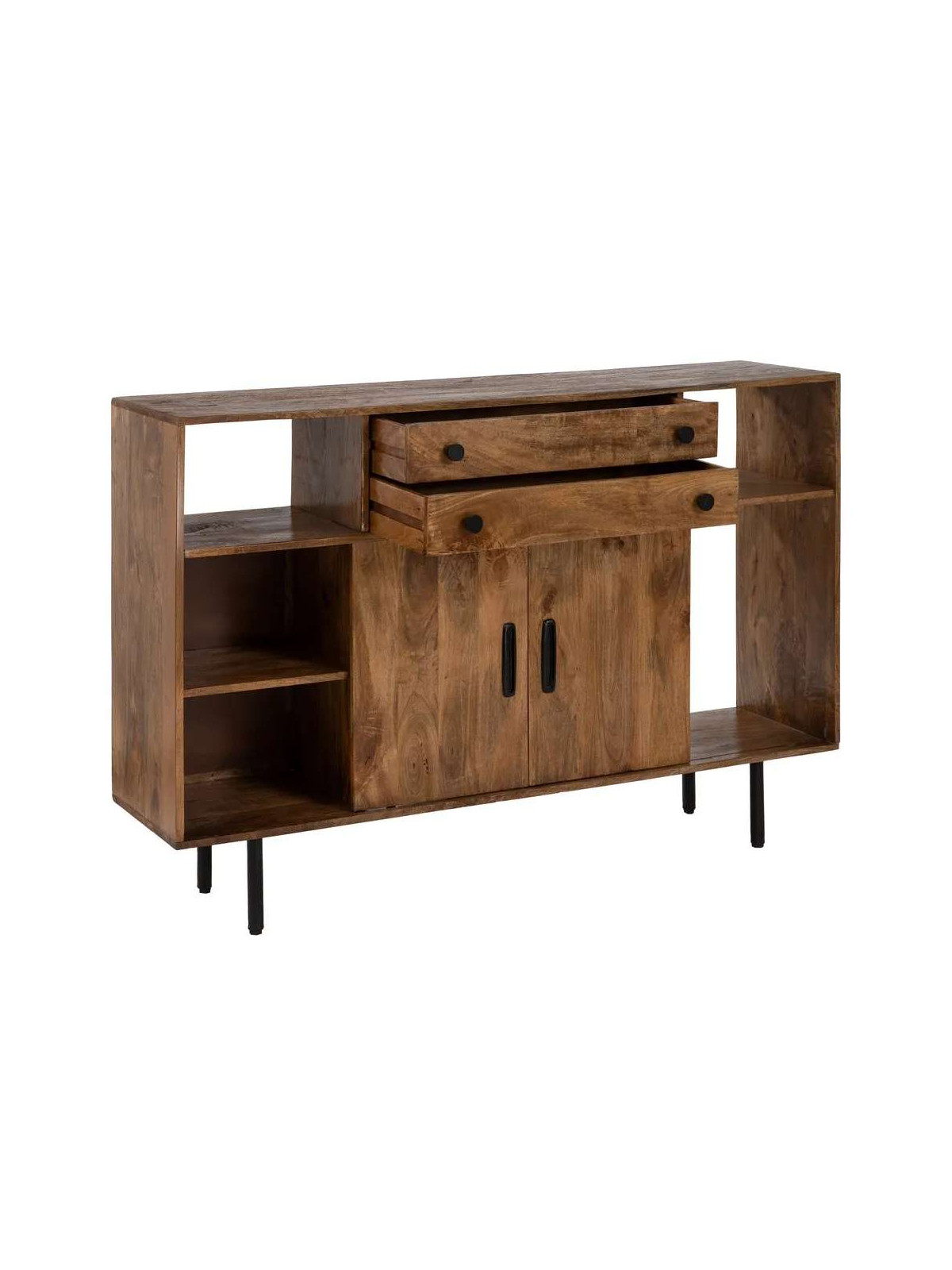 Buffet rectangulaire en bois de manguier