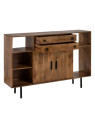 Buffet rectangulaire en bois de manguier