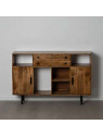 Buffet rectangulaire en bois de manguier