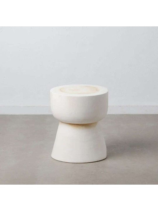 Bout de canapé contemporain blanc Suar Bout de canapé contemporain blanc Suar