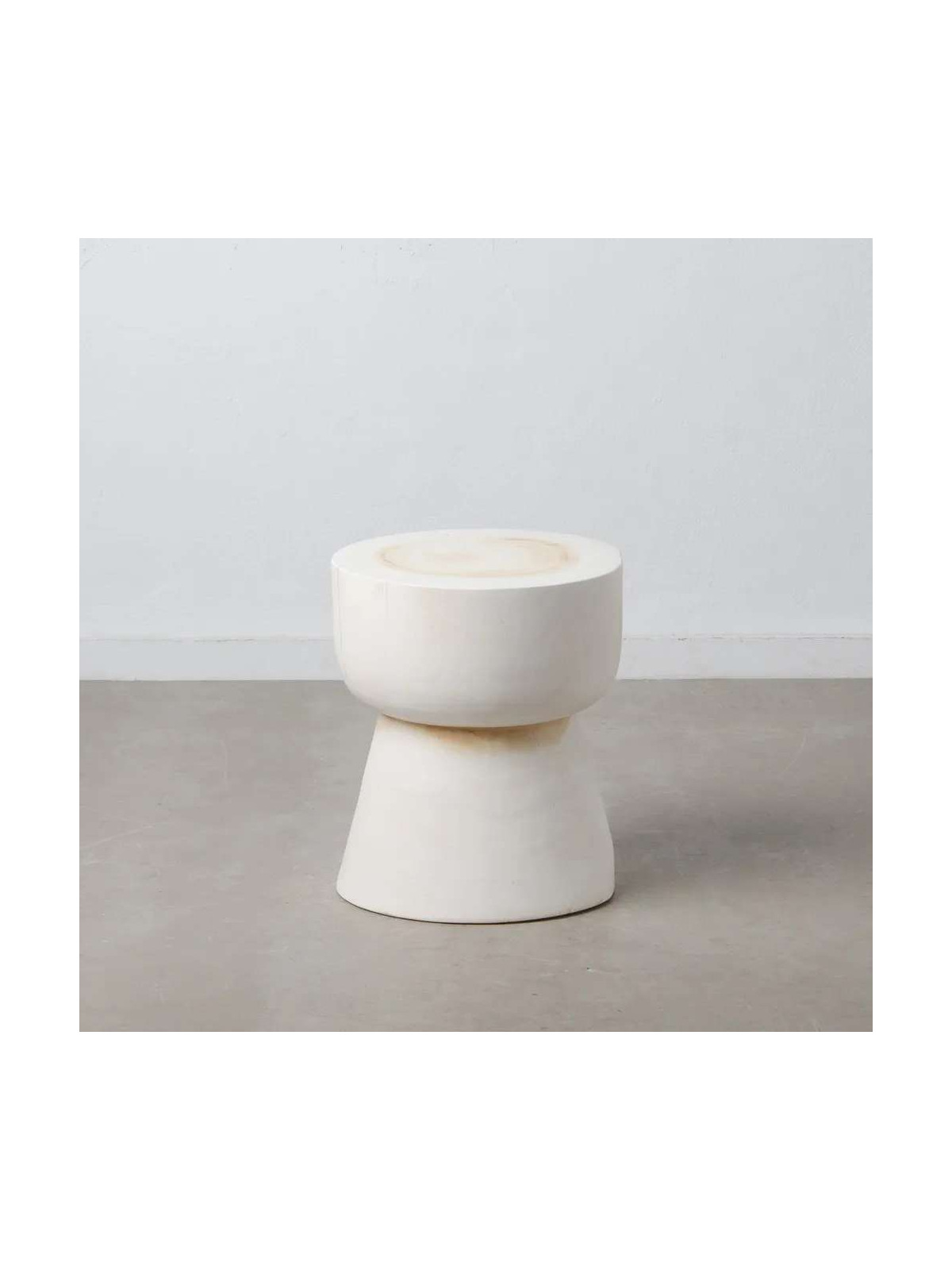 Bout de canapé contemporain blanc Suar