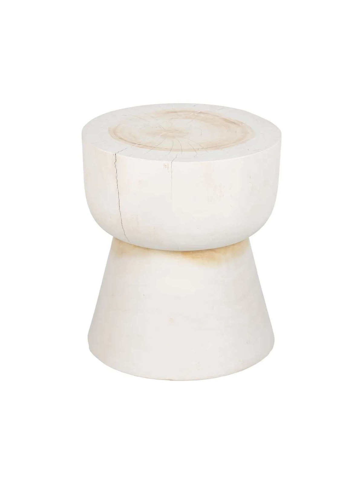 Bout de canapé contemporain blanc Suar