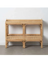 Console Vigo en rotin naturel