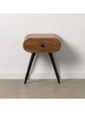 Table de chevet Elio en bois de manguier Table de chevet Elio en bois de manguier