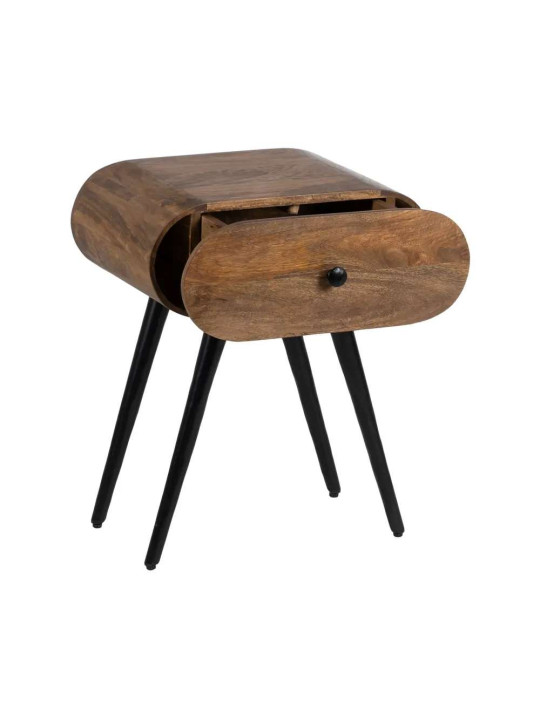 Table de chevet Elio en bois de manguier Table de chevet Elio en bois de manguier