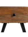 Table de chevet Elio en bois de manguier Table de chevet Elio en bois de manguier