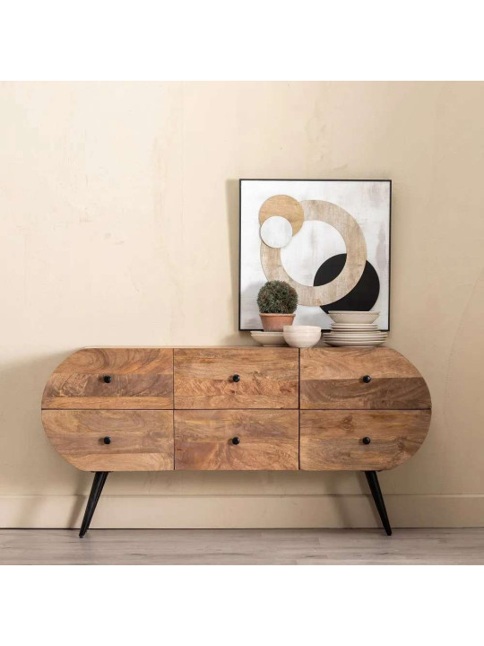 Commode Elio en bois de manguier Commode Elio en bois de manguier