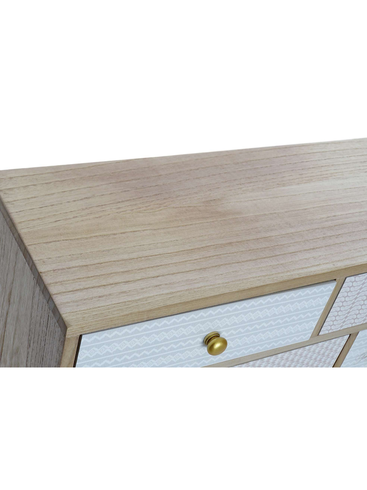 Commode Raffaella en bois de paulownia