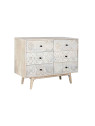 Commode arabesque en bois de manguier