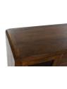 Buffet Cuarto en bois naturel d'acacia marron 8 tiroirs