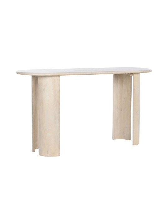 Console en bois de manguier blanc