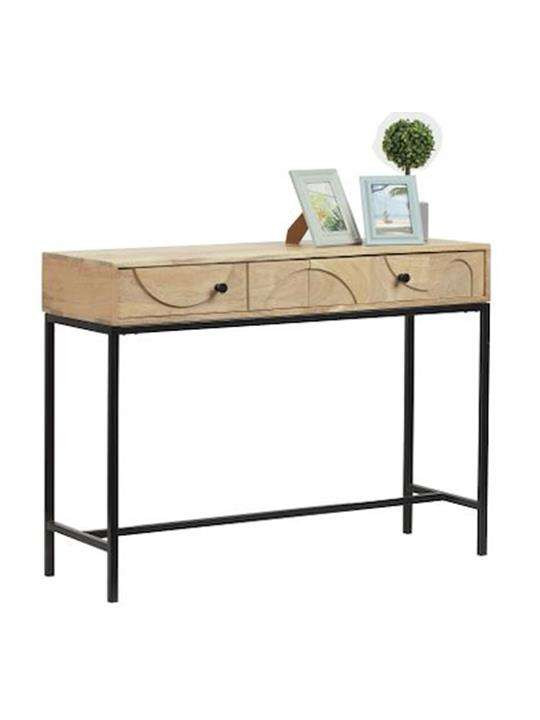 Console demi cercle en bois d'épicéa