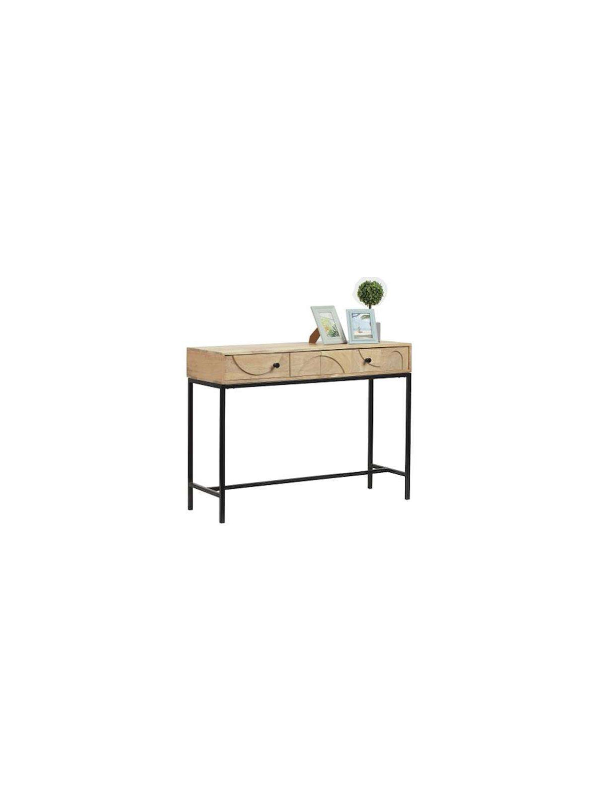 Console demi cercle en bois d'épicéa