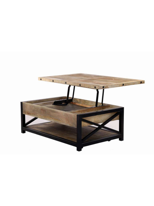 Table basse Feo en bois de manguier Table basse Feo en bois de manguier