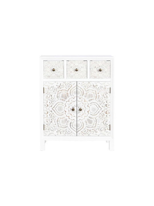 Buffet arabesque en bois blanc Buffet arabesque en bois blanc