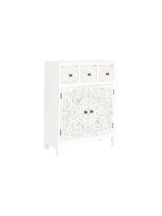 Buffet arabesque en bois blanc Buffet arabesque en bois blanc