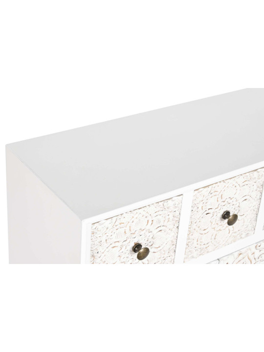 Buffet arabesque en bois blanc Buffet arabesque en bois blanc
