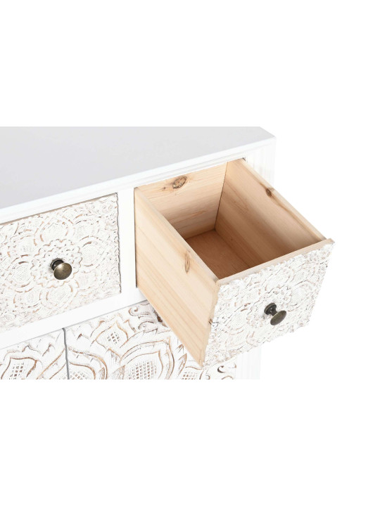Buffet arabesque en bois blanc Buffet arabesque en bois blanc