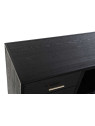 Commode vitrée Icaria noire Commode vitrée Icaria noire
