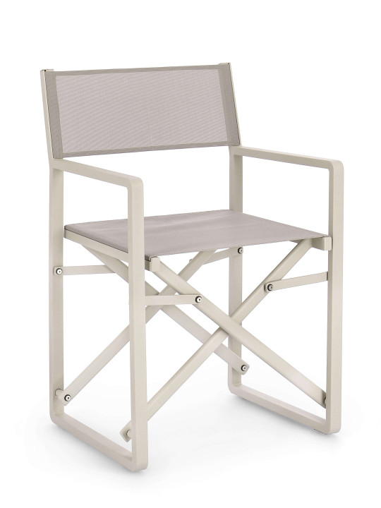 Ensemble de 2 chaises metteur en scène Konnor crème