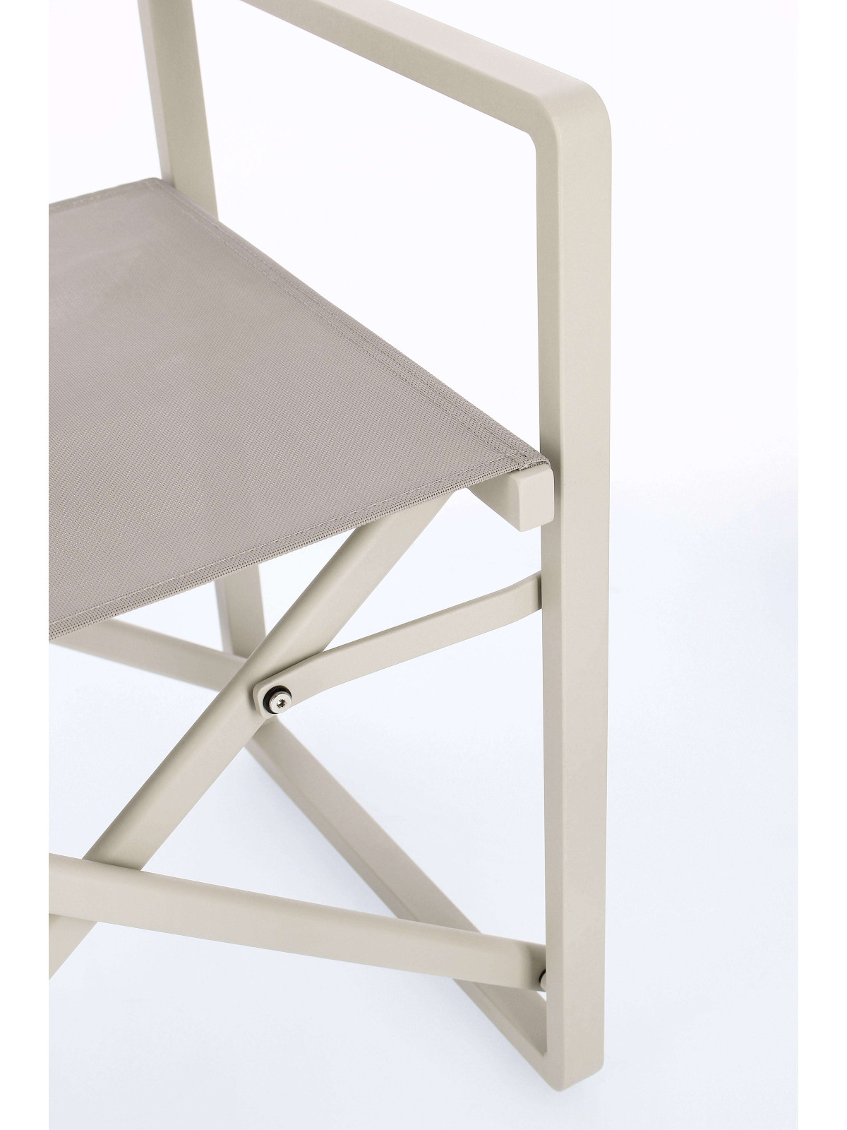 Ensemble de 2 chaises metteur en scène Konnor crème