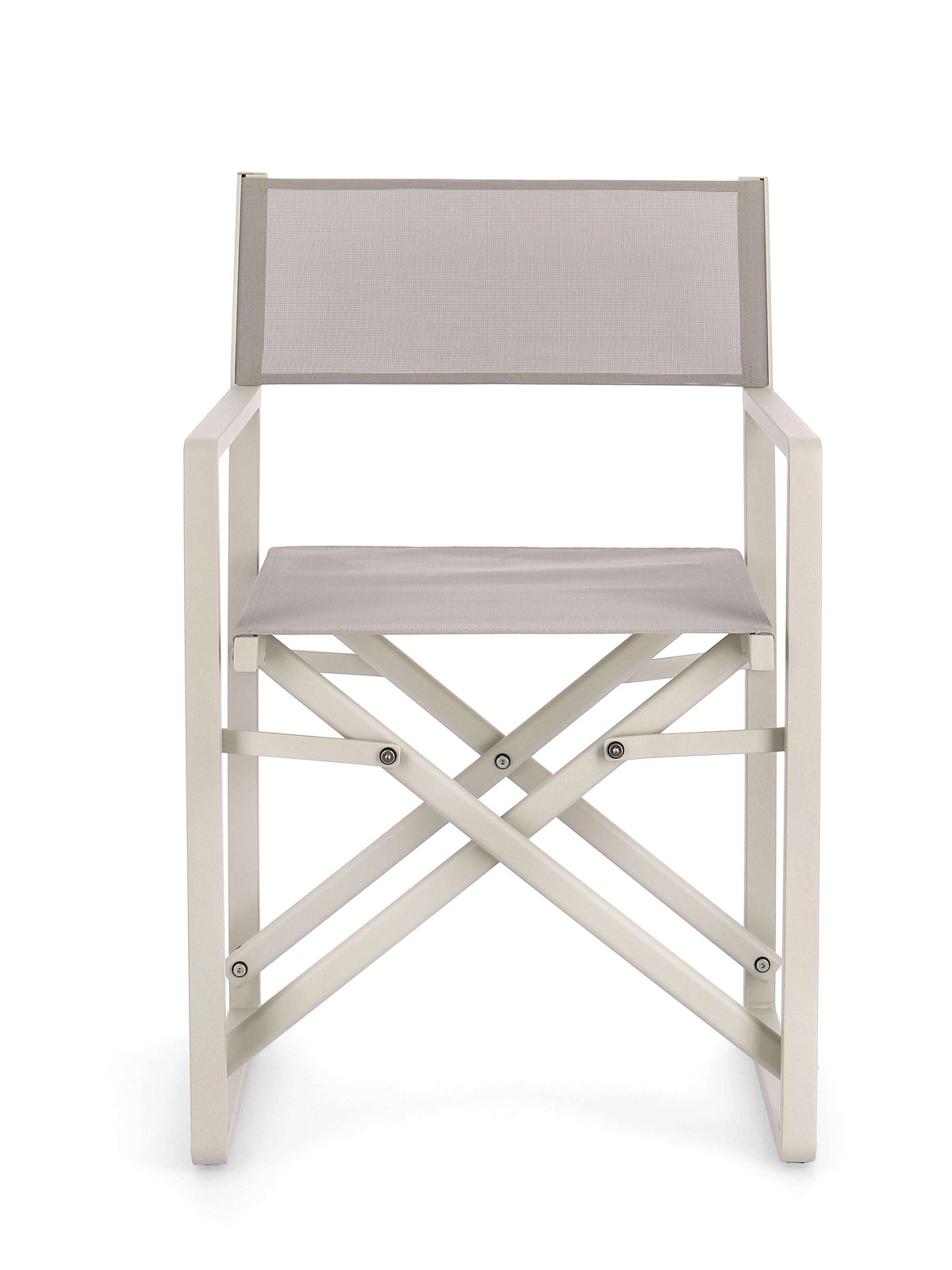 Ensemble de 2 chaises metteur en scène Konnor crème