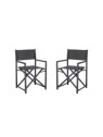 Ensemble de 2 chaises metteur en scene Taylor gris