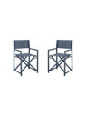 Ensemble de 2 chaises metteur en scene Taylor bleu navy