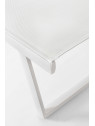 Ensemble de 2 chaises longues Taylor blanche