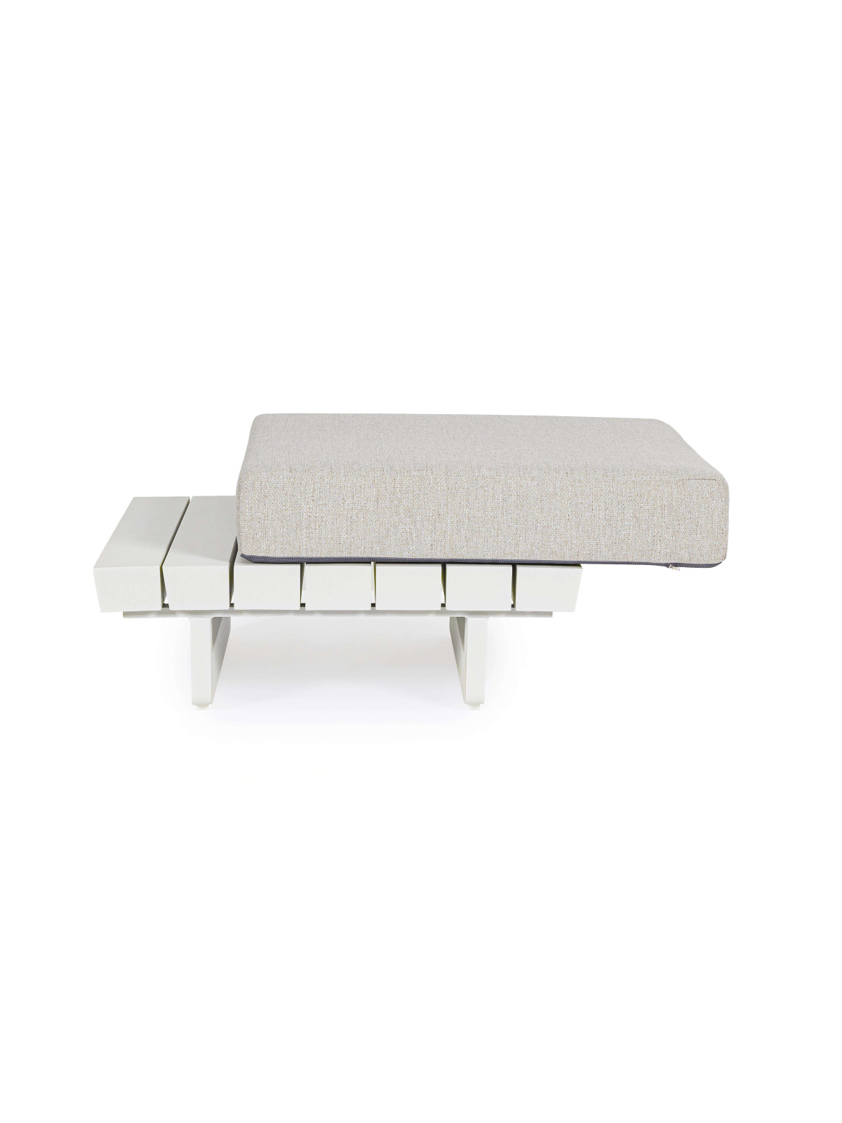 Tabla basse modulaire infinity blanc