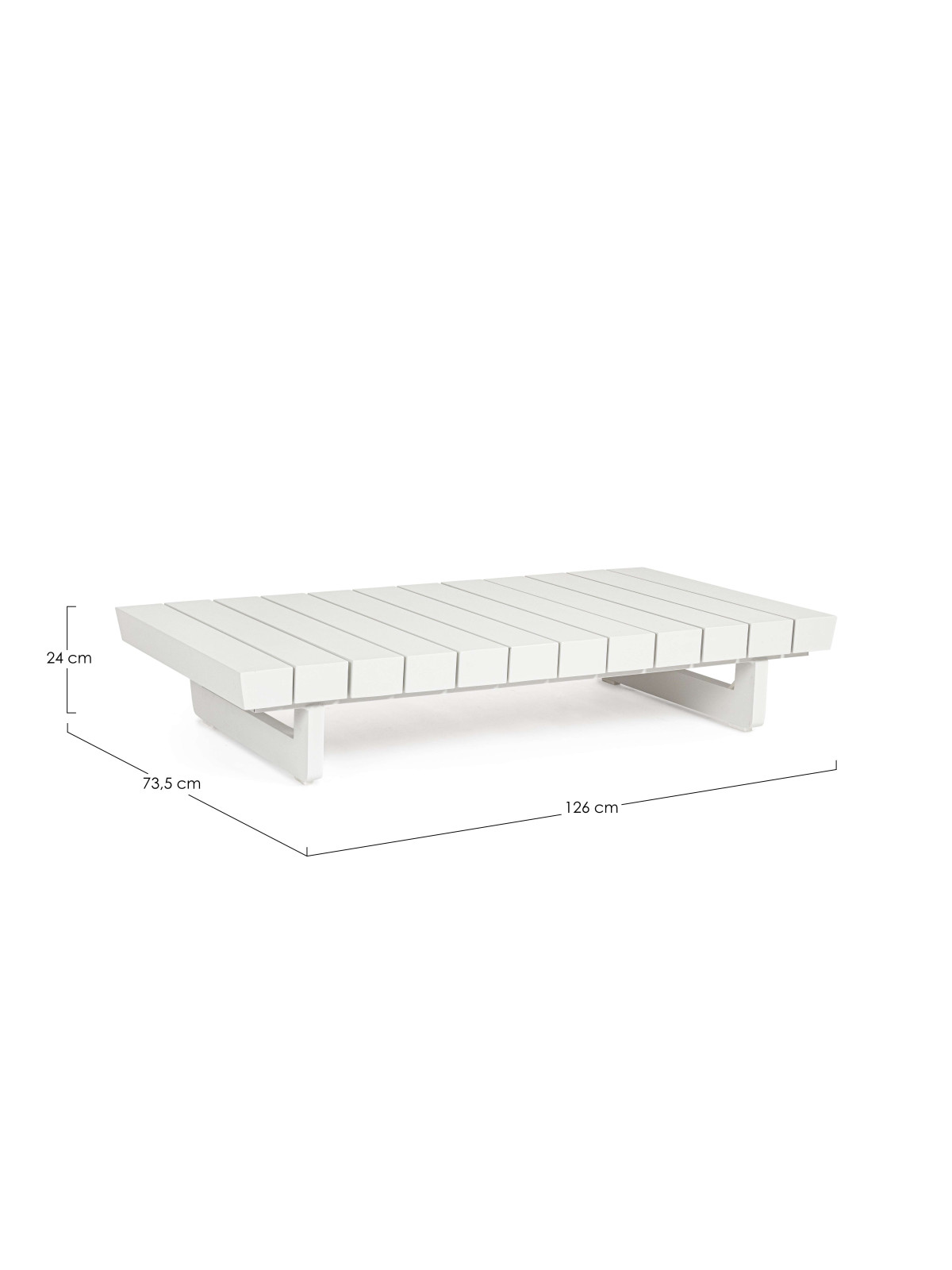 Table basse infinity blanc