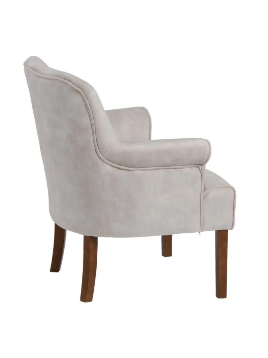 Fauteuil Lorca velours beige