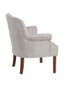 Fauteuil Lorca velours beige