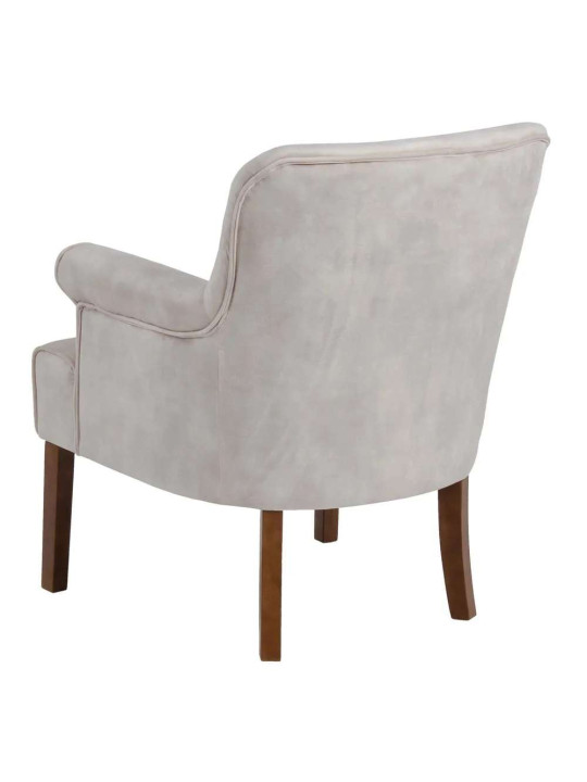 Fauteuil Lorca velours beige