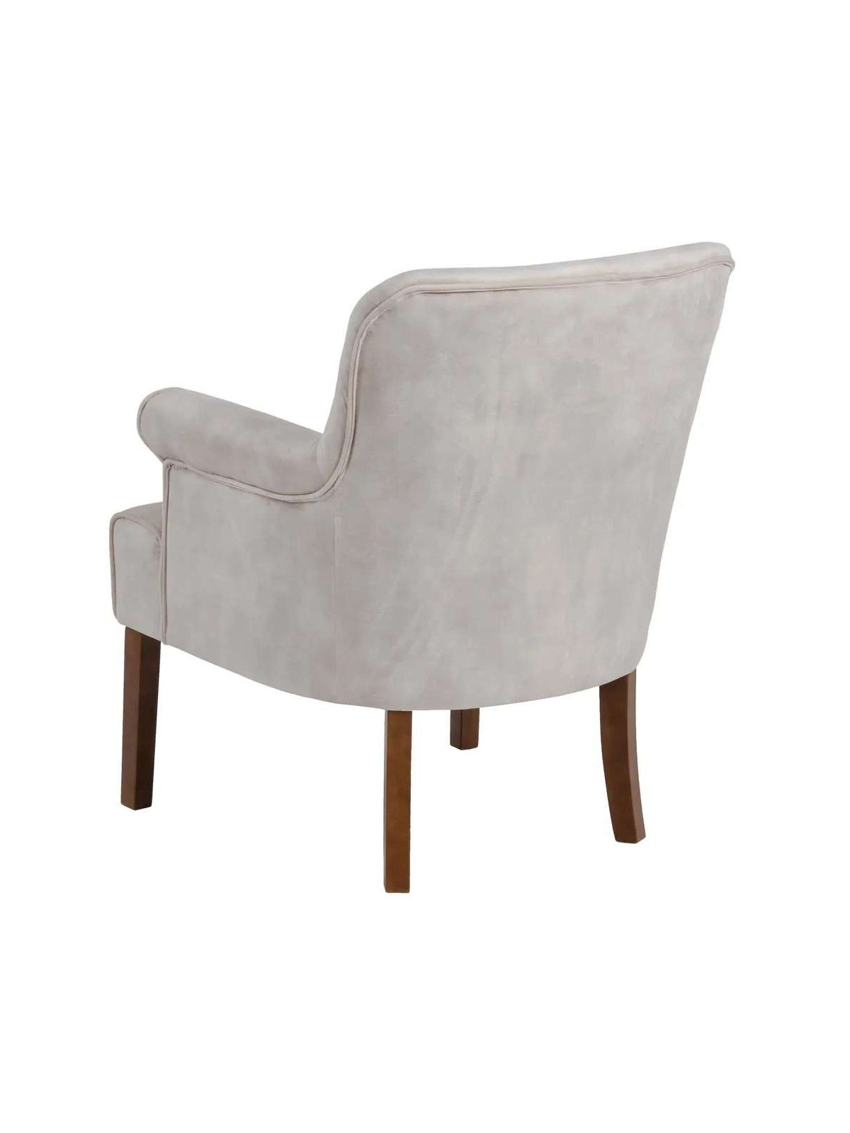 Fauteuil Lorca velours beige