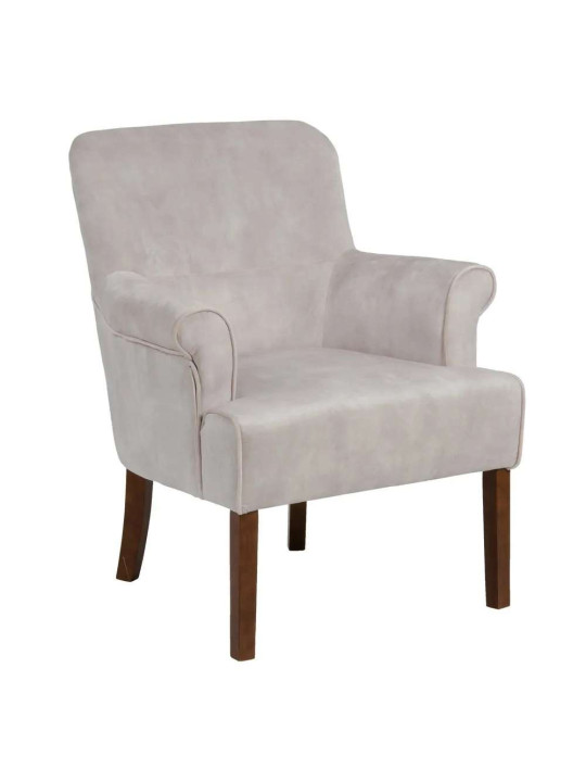 Fauteuil Lorca velours beige