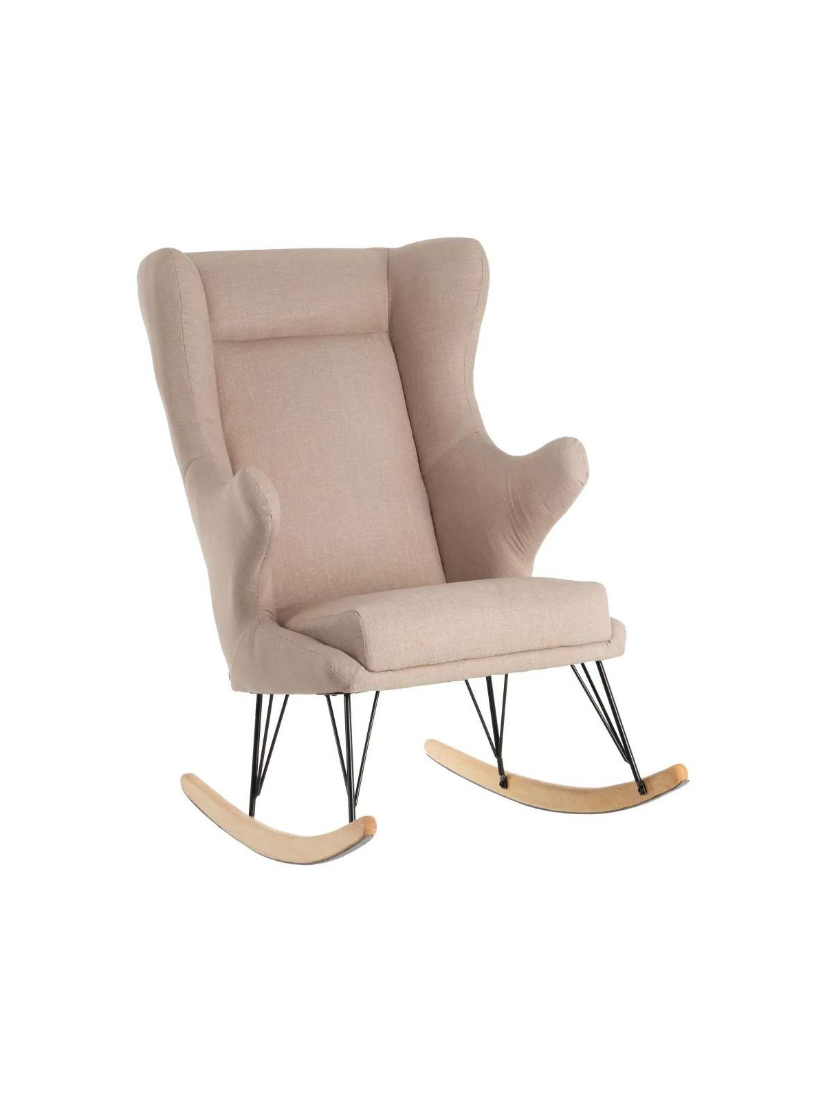 Fauteuil à bascule eugenia beige