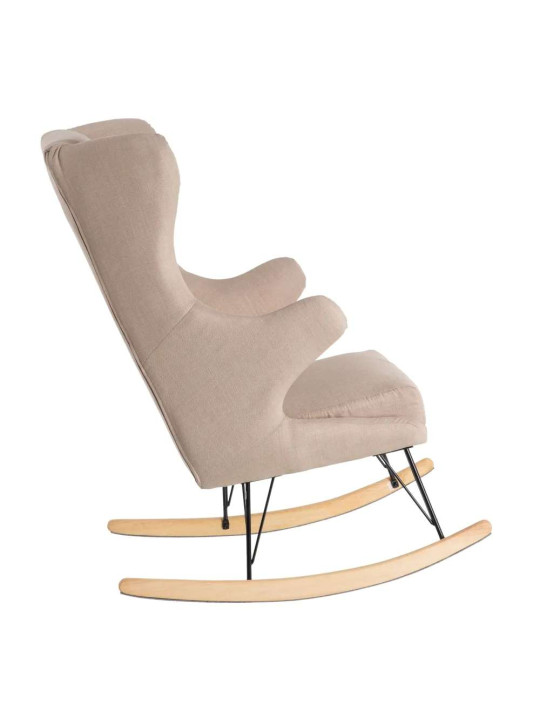 Fauteuil à bascule eugenia beige Fauteuil à bascule eugenia beige