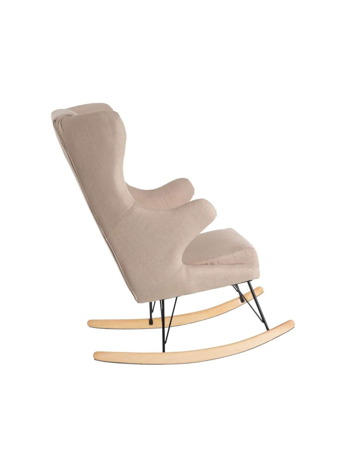 Fauteuil à bascule eugenia beige