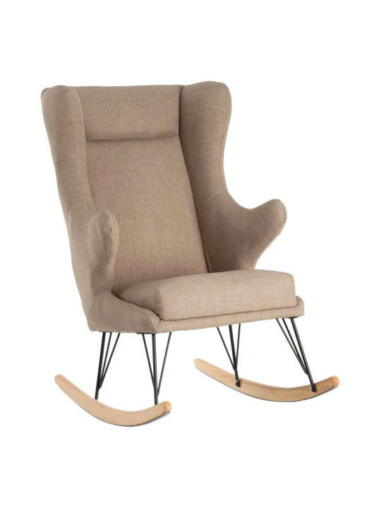 Fauteuil à bascule eugenia taupe Fauteuil à bascule eugenia taupe