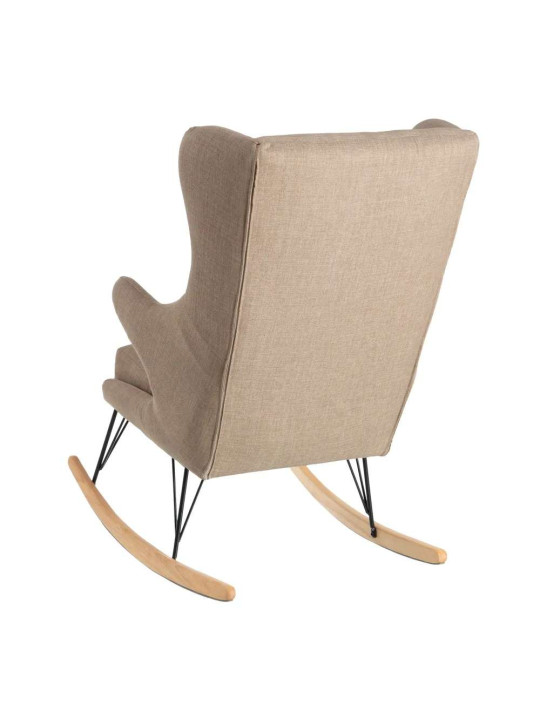Fauteuil à bascule eugenia taupe Fauteuil à bascule eugenia taupe