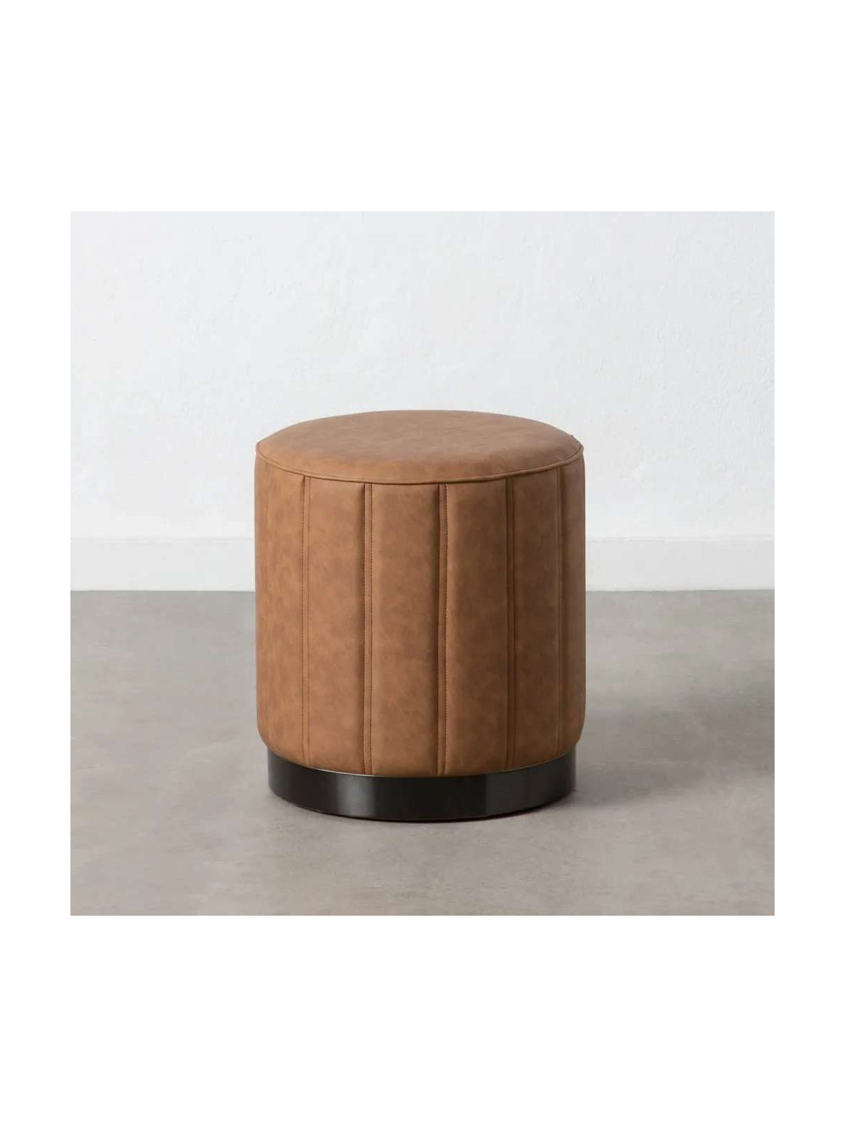 Pouf  Angel en velours marron