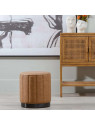 Pouf Angel en velours marron Pouf Angel en velours marron