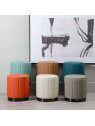 Pouf Angel en velours crème Pouf Angel en velours crème