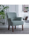 Fauteuil Luis bleu pastel Fauteuil Luis bleu pastel
